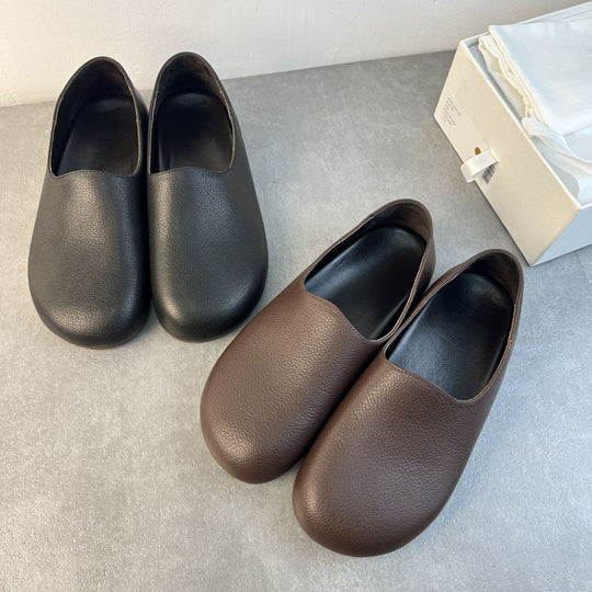 Damen Komfortable Clogs aus hochwertigem Leder EB