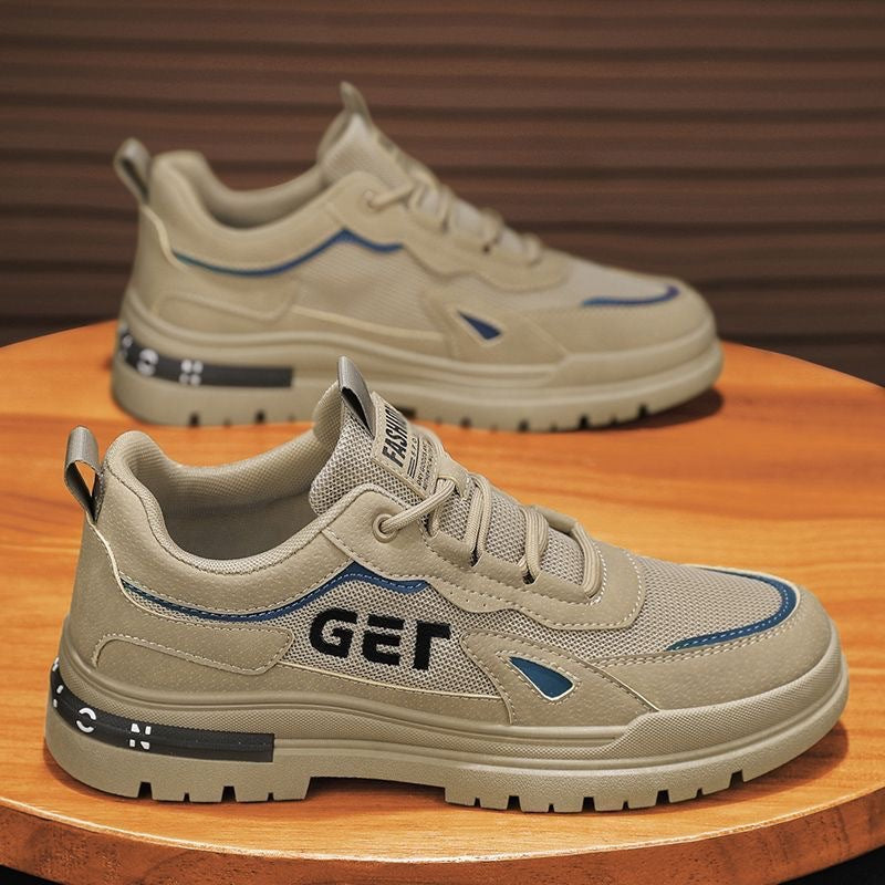 Damen Sportliche Sneakers mit rutschfester Profilsohle und atmungsaktiver Mesh-Oberfläche EB