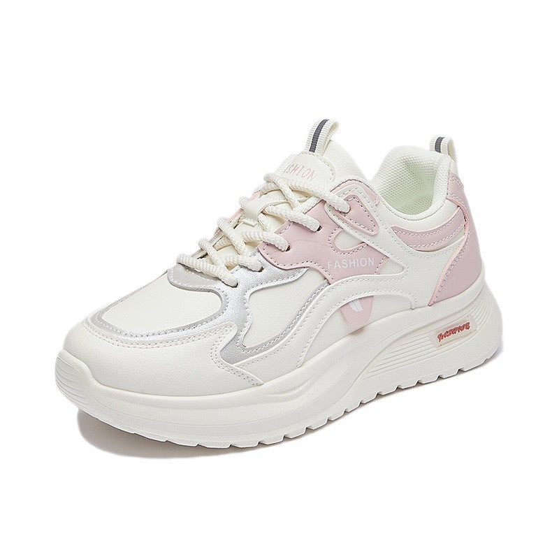 Damen Sportliche Sneaker mit dämpfender Sohle und trendigem Design EB