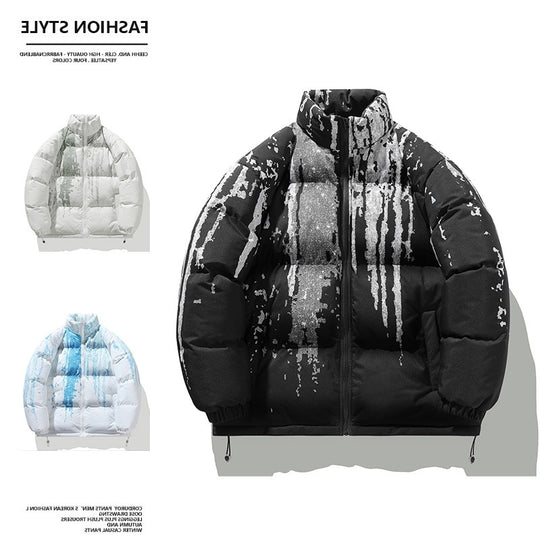 Damen Winterpufferjacke mit elastischen Bündchen und stylischem Design EB