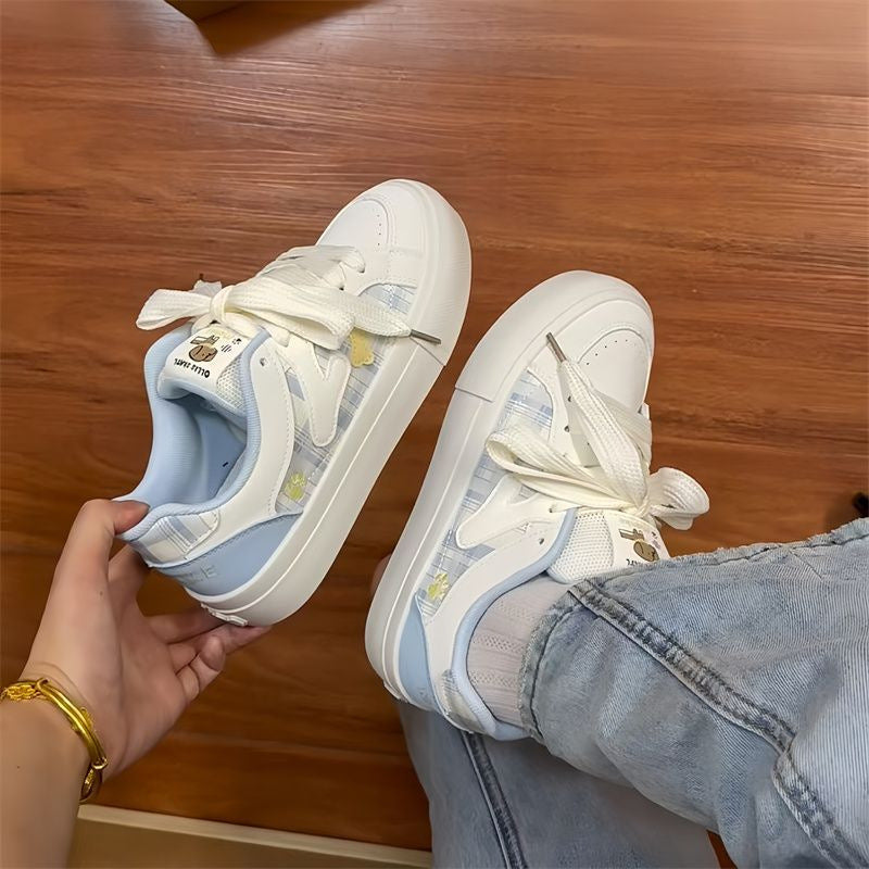 Damen Sportliche Sneakers mit verspieltem Tiermotiv und komfortabler Polsterung EB
