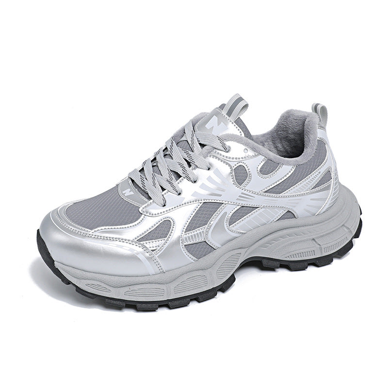 Damen Sportliche Sneakers mit dämpfendem Sohlenprofil und atmungsaktivem Mesh-Obermaterial EB