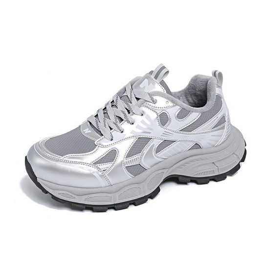 Damen Sportliche Sneakers mit dämpfendem Sohlenprofil und atmungsaktivem Mesh-Obermaterial EB