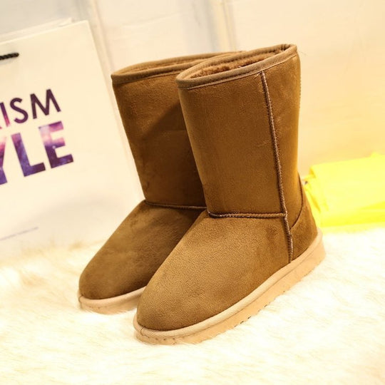 Damen Kuschelstiefel mit warmem Innenfutter und rutschfester Sohle EB