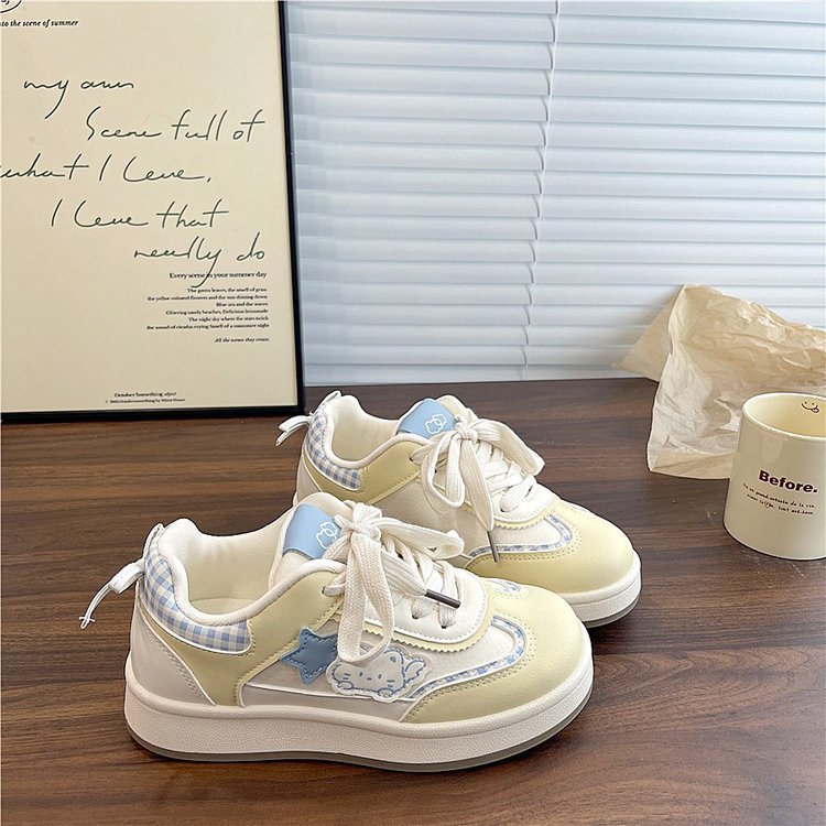 Damen Komfortable Sneakers mit modischem Design und atmungsaktiven Materialien EB