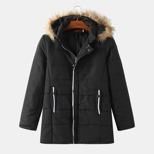 Damen Winterjacke mit abnehmbarer Kapuze und wärmender Fütterung EB