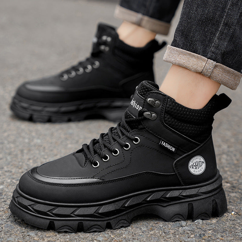 Damen Modische und robuste Sneaker Stiefel EB