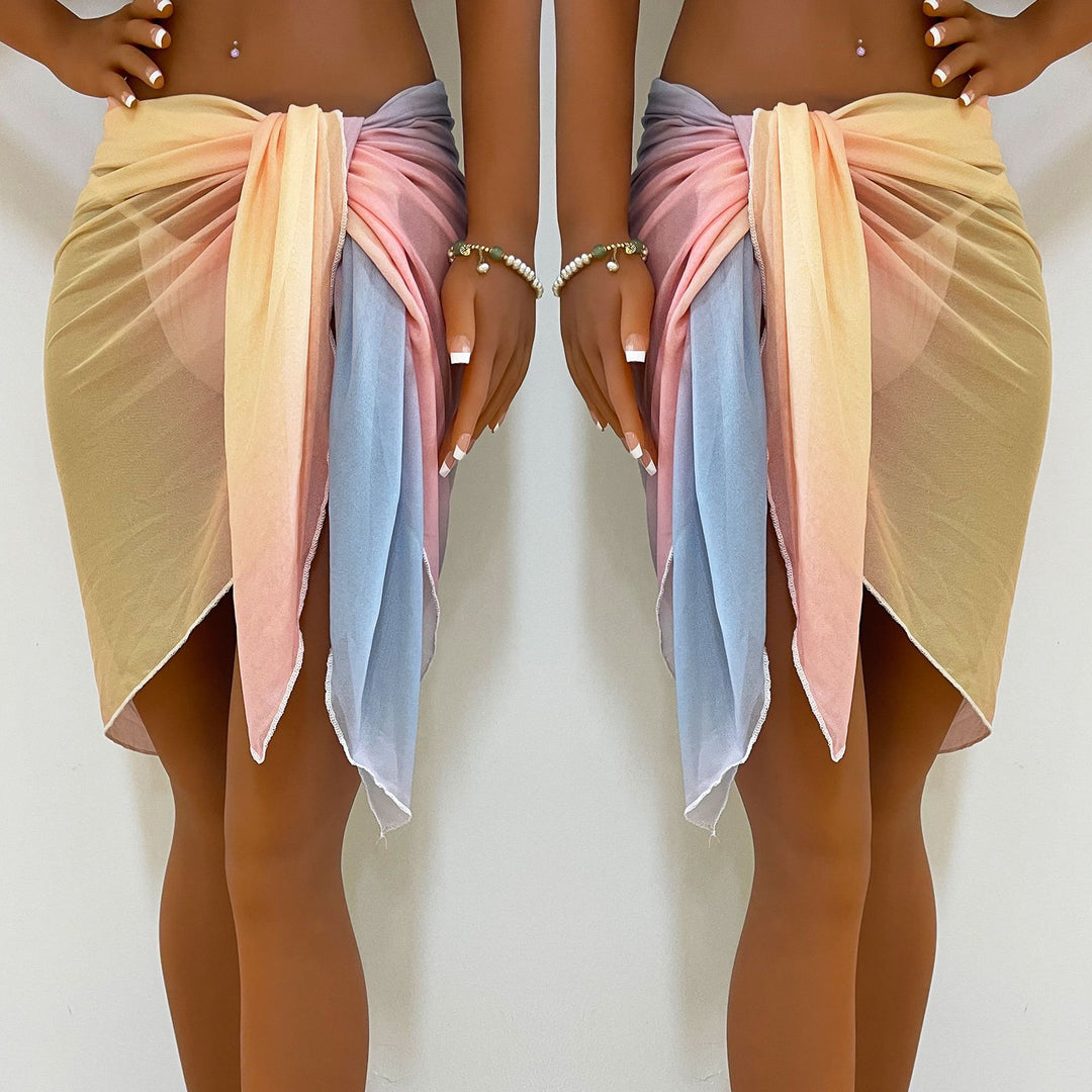 Damen luftiger Strandkimono aus leichtem Material EB