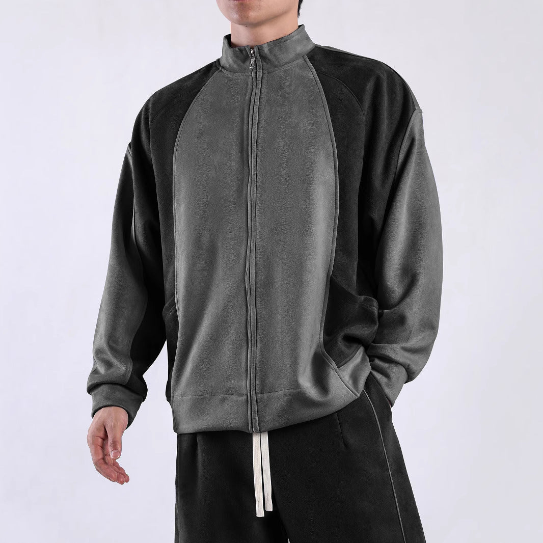 Damen Sportjacke mit eleganten Farbakzenten und praktischen Taschen EB