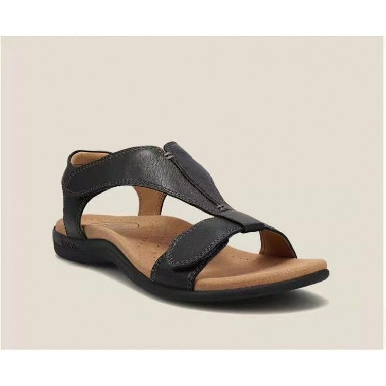 Damen Komfortable und modische Sandalen mit verstellbarem Riemendesign EB