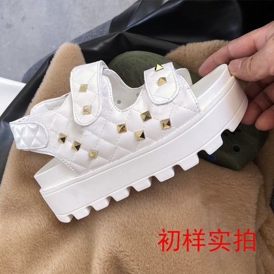 Damen Komfortsandalen mit verstellbaren Riemen und rutschfester Sohle EB