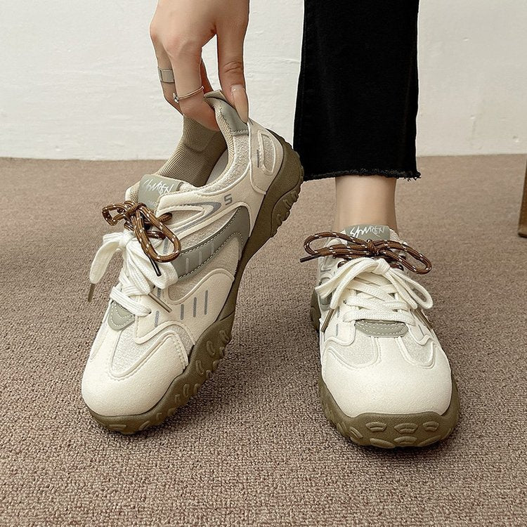 Damen Bequeme Freizeitsneaker mit innovativem Schnürsystem und rutschfester Sohle EB