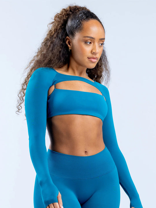 Damen Sportlicher Bikini-Oberteil mit schmalen Trägern EB