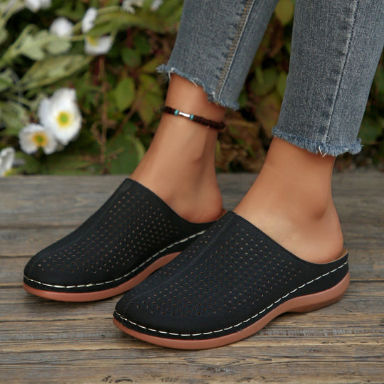 Damen komfortable Clogs mit atmungsaktivem Obermaterial EB
