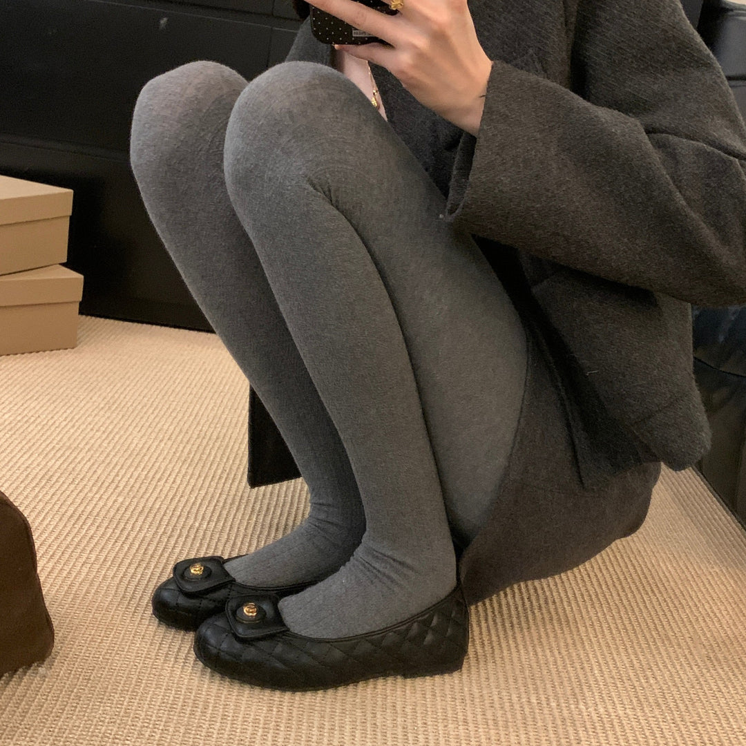 Damen elegante Ballerinas mit klassischem Schnitt und trendiger Zierborte EB