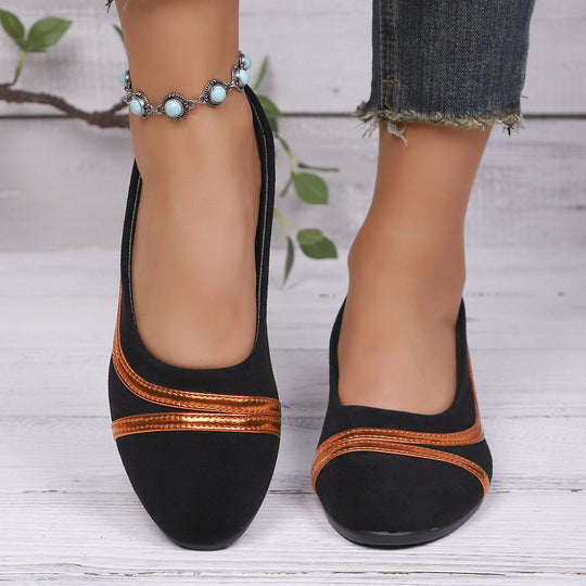 Damen Ballerinas mit elegantem Akzent und komfortabler Sohle EB