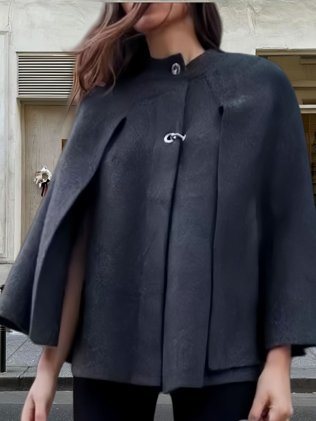 Damen elegante Kapuzenumhang EB