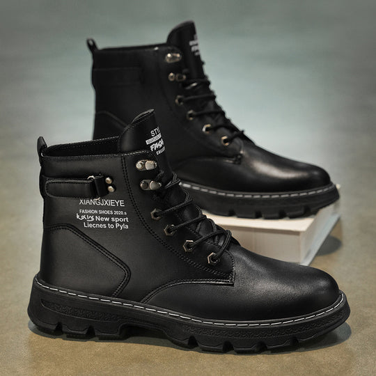 Damen hochwertige Winterstiefel mit robustem Design und rutschfester Sohle EB