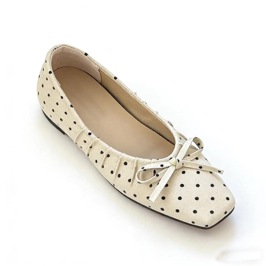 Damen Ballerinas mit zierlichem Schleifendesign und gepolsterter Innensohle EB