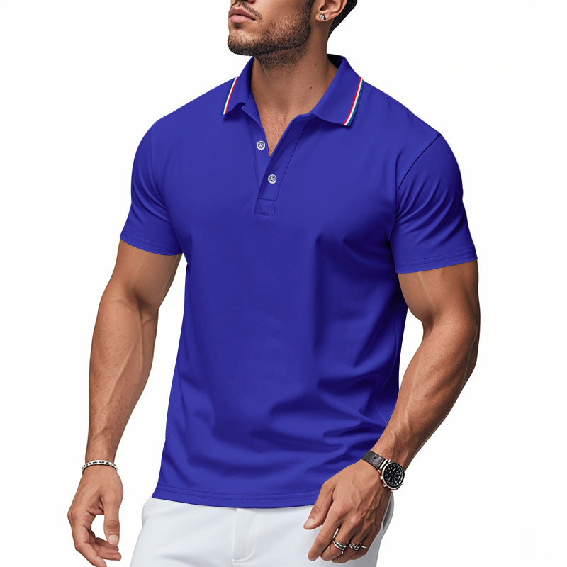 Herren Poloshirt mit modernem Kragen und feuchtigkeitsregulierender Technologie EB