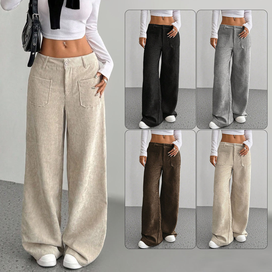 Damen Weite Cordhose EB