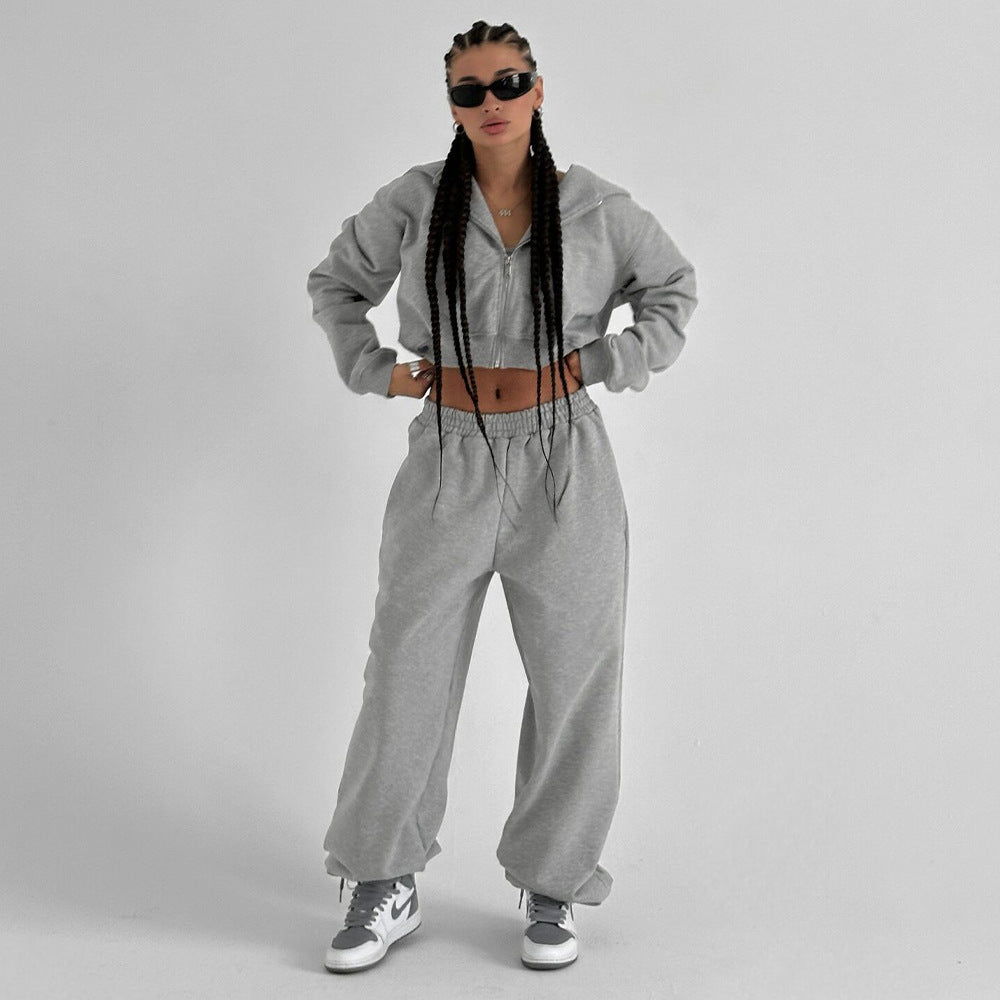 Damen Sportlicher Freizeitanzug mit lockerer Passform EB