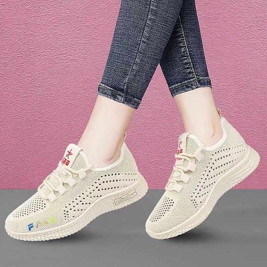 Damen Sportliche Atmungsaktive Sneakers EB
