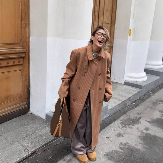 Damen Oversized Steppmantel EB
