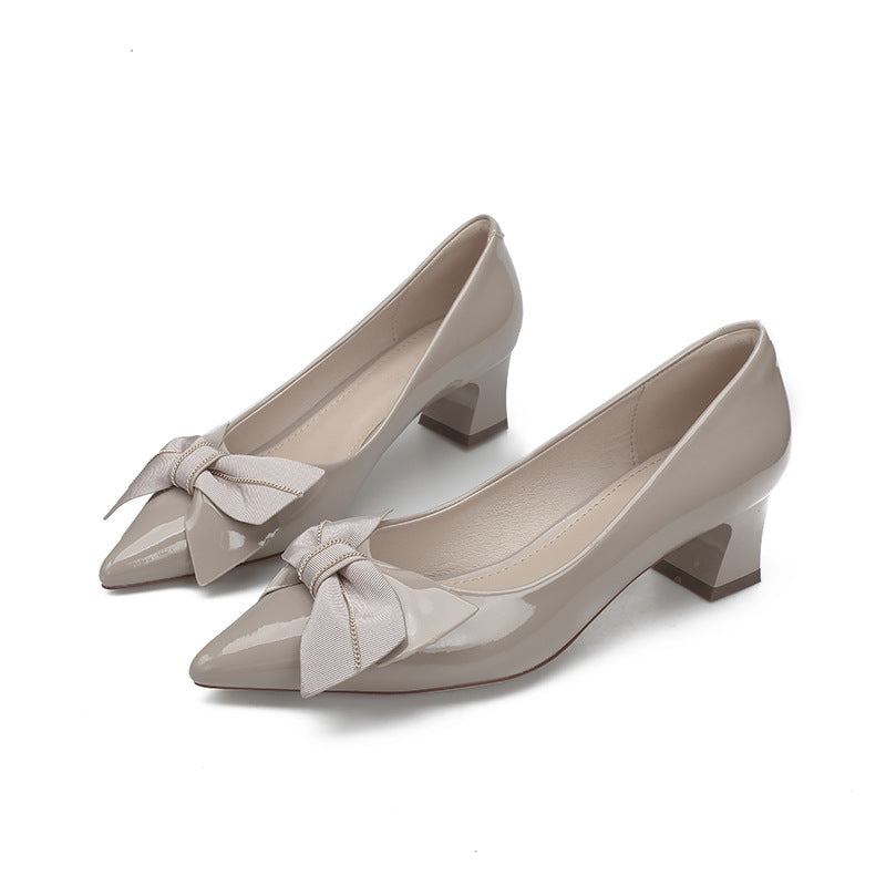 Damen Pumps mit eleganter Schleifenapplikation EB