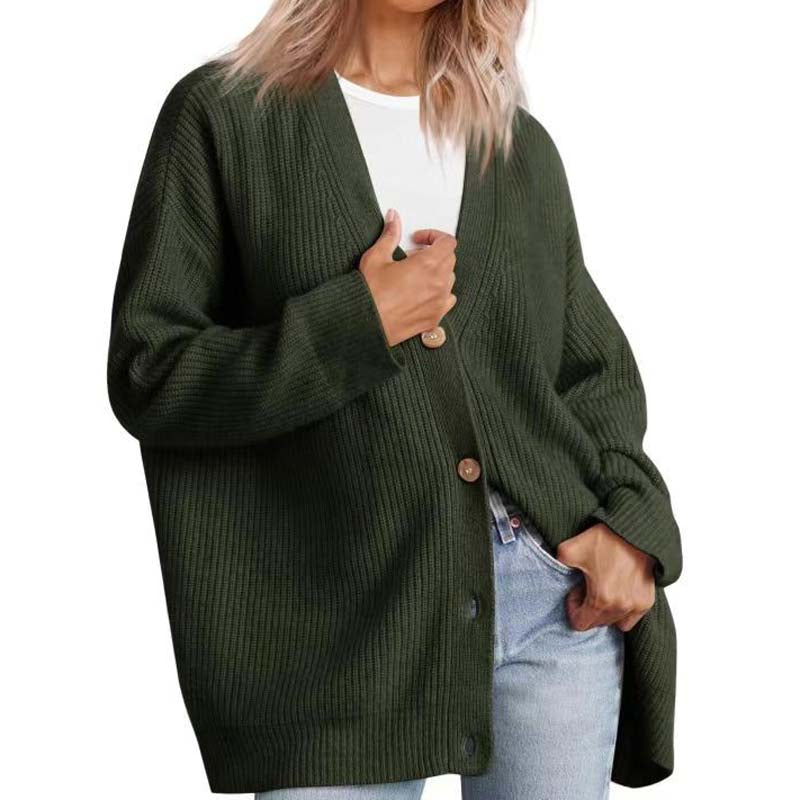 EB | Klassische Strick-Strickjacke für Alltag
