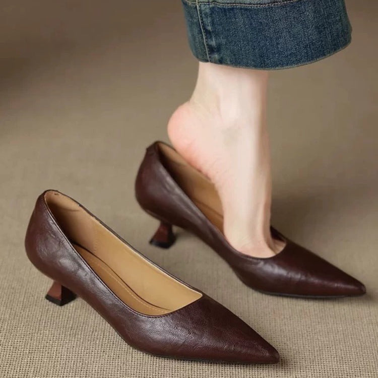 Damen Klassische Pumps mit elegantem Blockabsatz EB