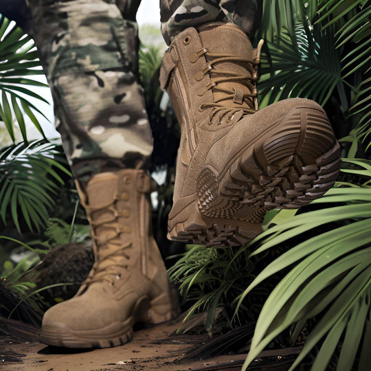 Herren taktische Outdoor-Boots mit hohem Knöchelschutz und rutschfester Sohle EB