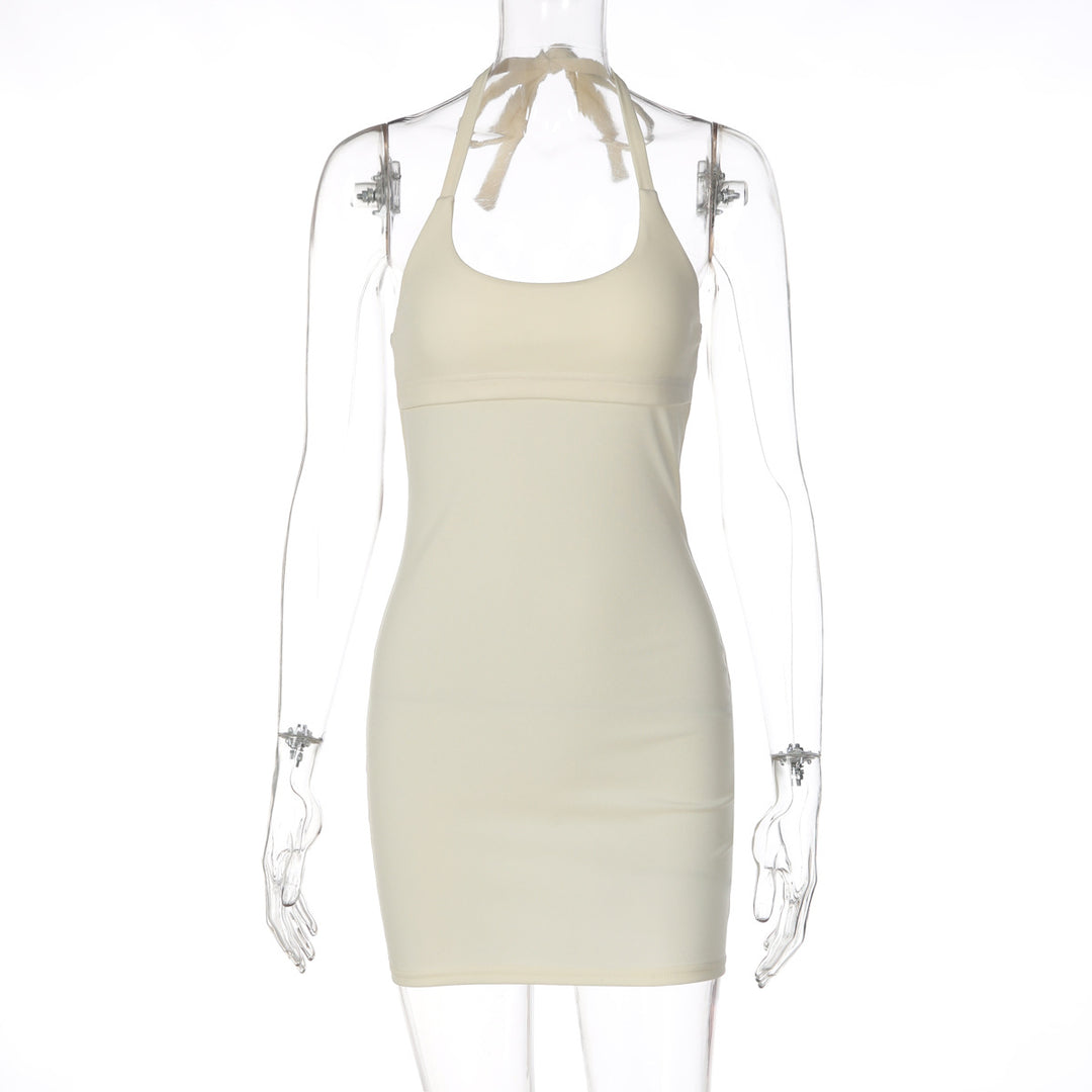 Damen Freizeitkleid mit schmalem Schnitt und Spaghettiträgern EB