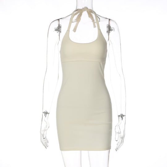 Damen Freizeitkleid mit schmalem Schnitt und Spaghettiträgern EB