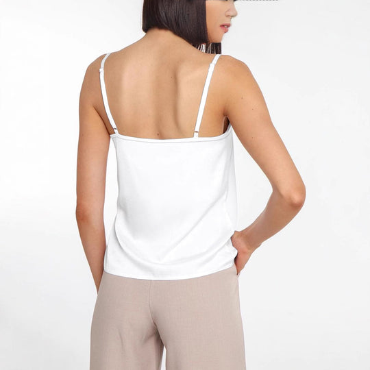 Damen Tanktop mit elegantem Schnitt und modernem Schriftzug EB
