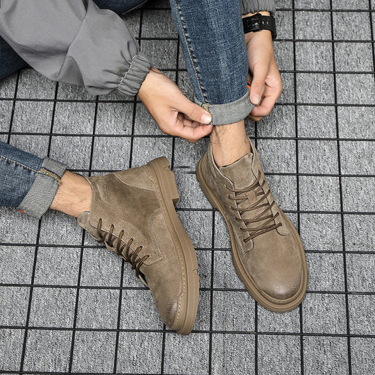 Herren modische Stiefel mit rutschfester Sohle und atmungsaktivem Obermaterial EB