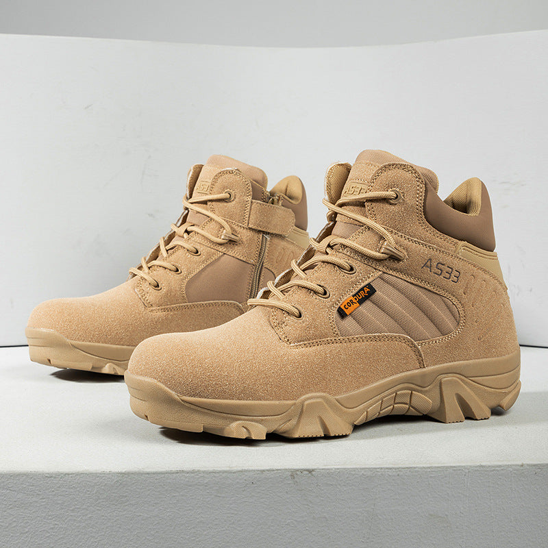 Herren Hochleistungs-Trekkingstiefel mit griffiger Sohle und atmungsaktiver Konstruktion EB