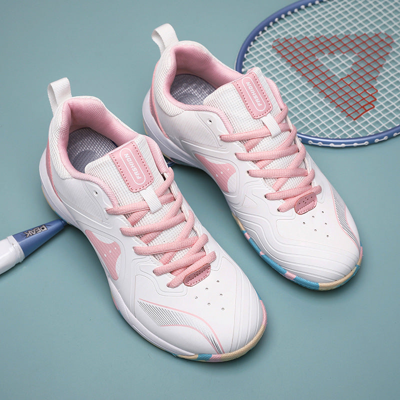 Damen Sportliche Badminton-Sneaker mit dämpfender Sohle und atmungsaktivem Obermaterial EB