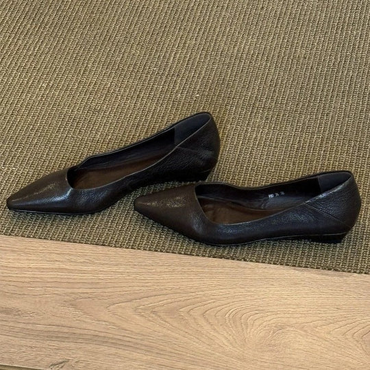 Damen elegante Ballerinas mit klassischem spitzen Design und bequemer Innensohle EB