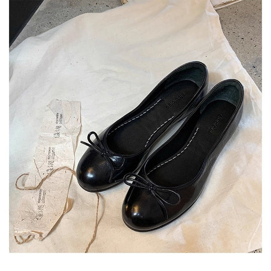 Damen Ballerinas mit dekorativem Schleifenakzent und ergonomischer Innensohle EB