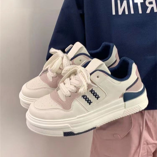 Damen modische Sneaker mit komfortabler dämpfender Sohle und sportlichem Design EB