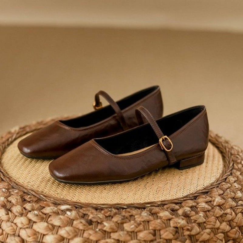 Damen Ballerinas mit modischem Riemchen EB