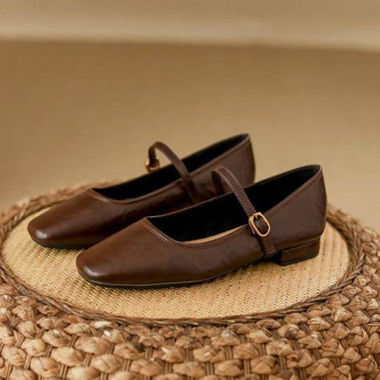 Damen Ballerinas mit modischem Riemchen EB