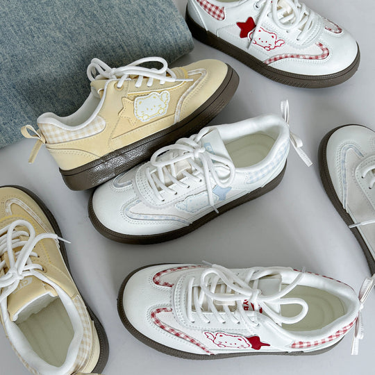 Damen Sneakers mit verspieltem Design und atmungsaktiver Innensohle EB