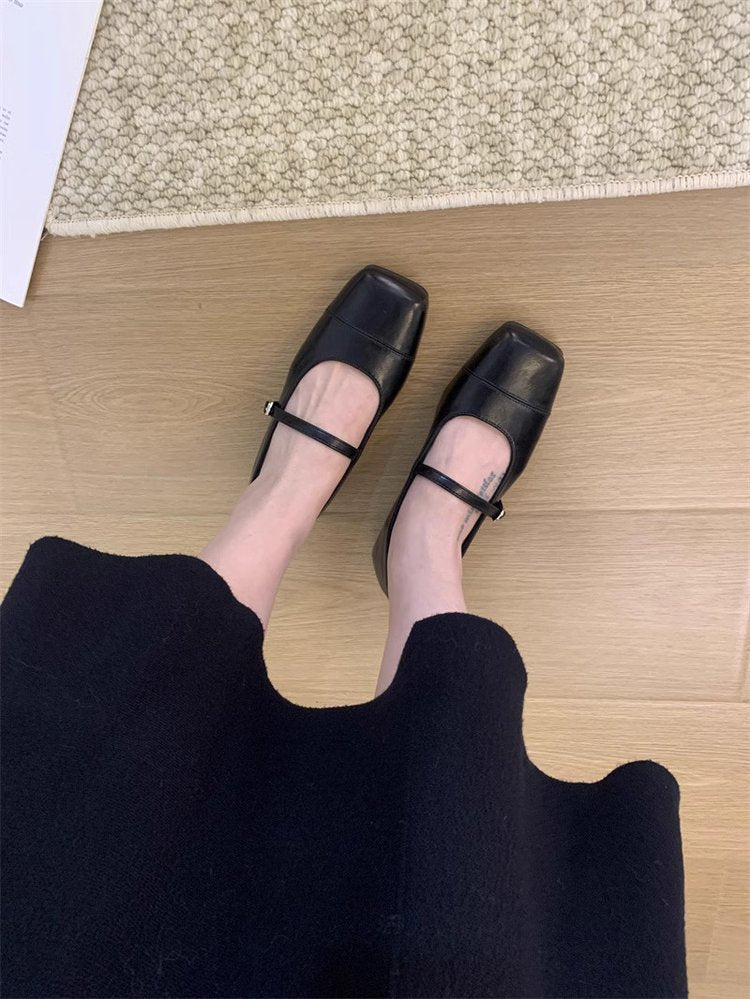 Damen Elegante Pumps mit bequemem Riemchendesign und breiter Sohle EB
