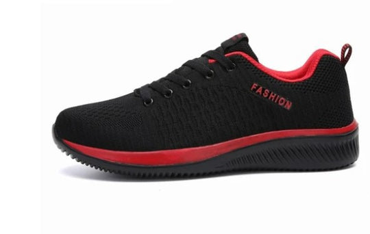 Unisex nan nahtloser Strick-Freizeitschuh mit gepolstertem Innenkragen, Zuglasche und profilierter Gummilaufsohle EB