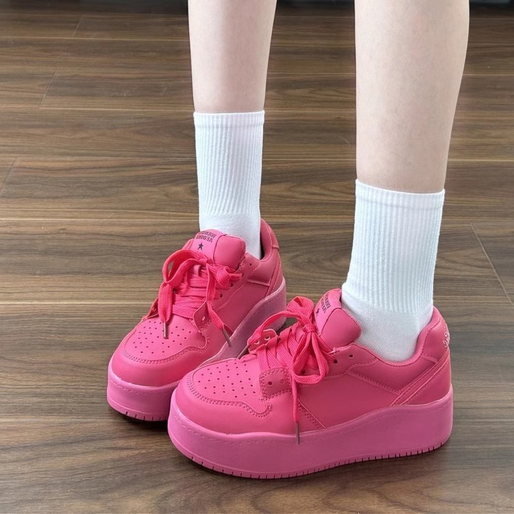 Damen Chunky Lifestyle Sneakers mit trendiger Plateausohle EB