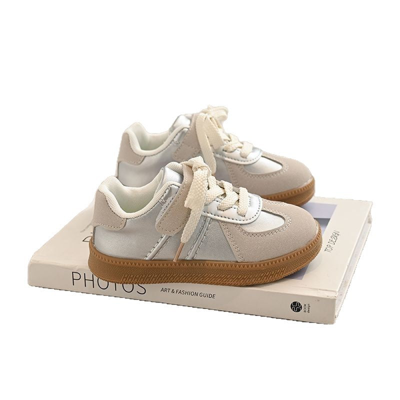 Damen sportliche Sneaker mit atmungsaktiver Oberfläche und modischem Design EB