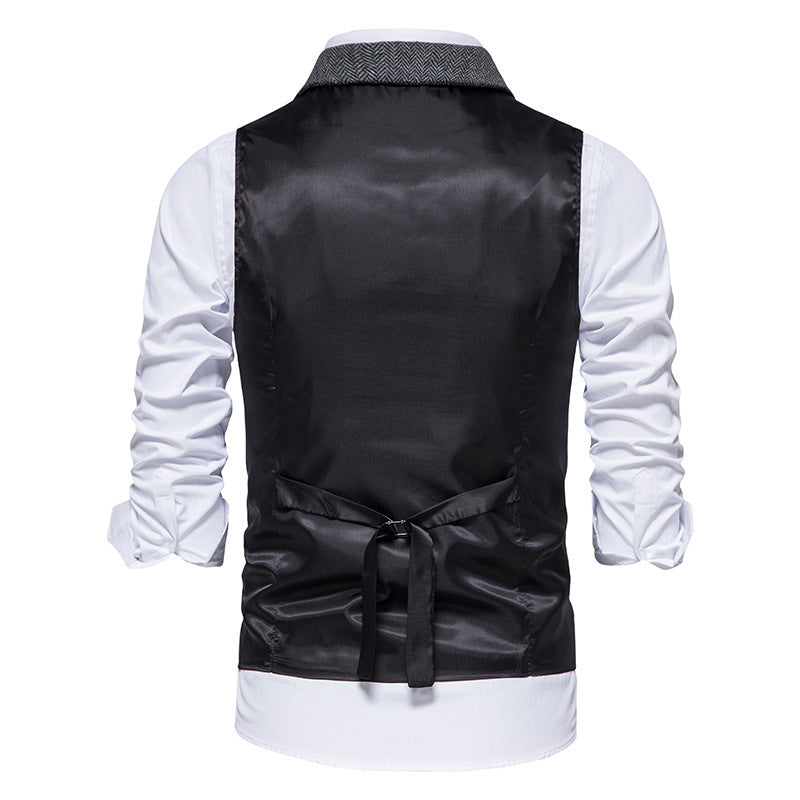 Herren Weste im klassischen Herringbone-Design EB