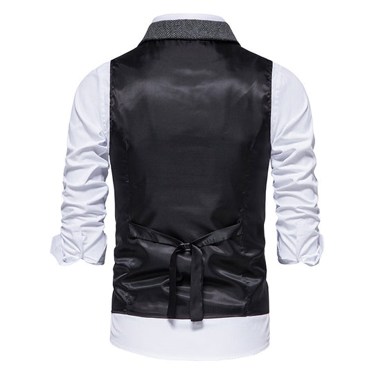 Herren Weste im klassischen Herringbone-Design EB